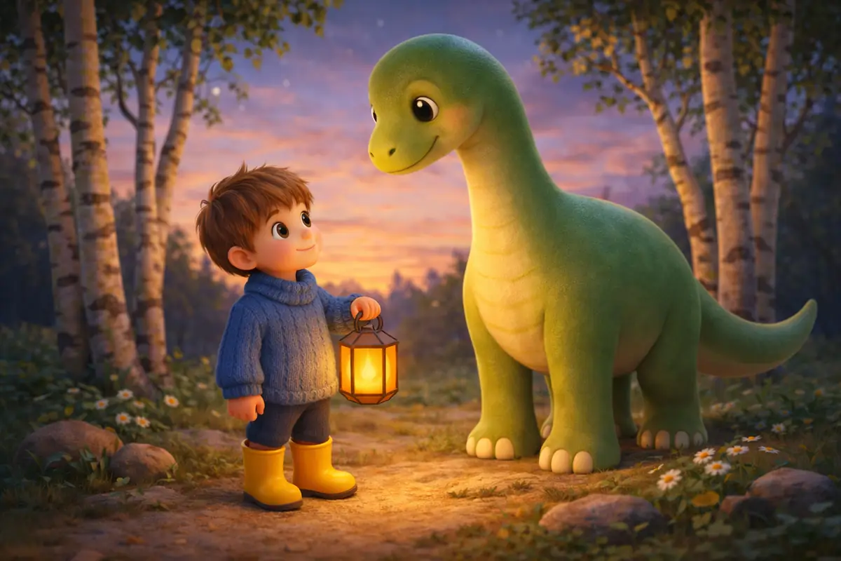 Стиль «Pixar-like 3D»: та же сцена